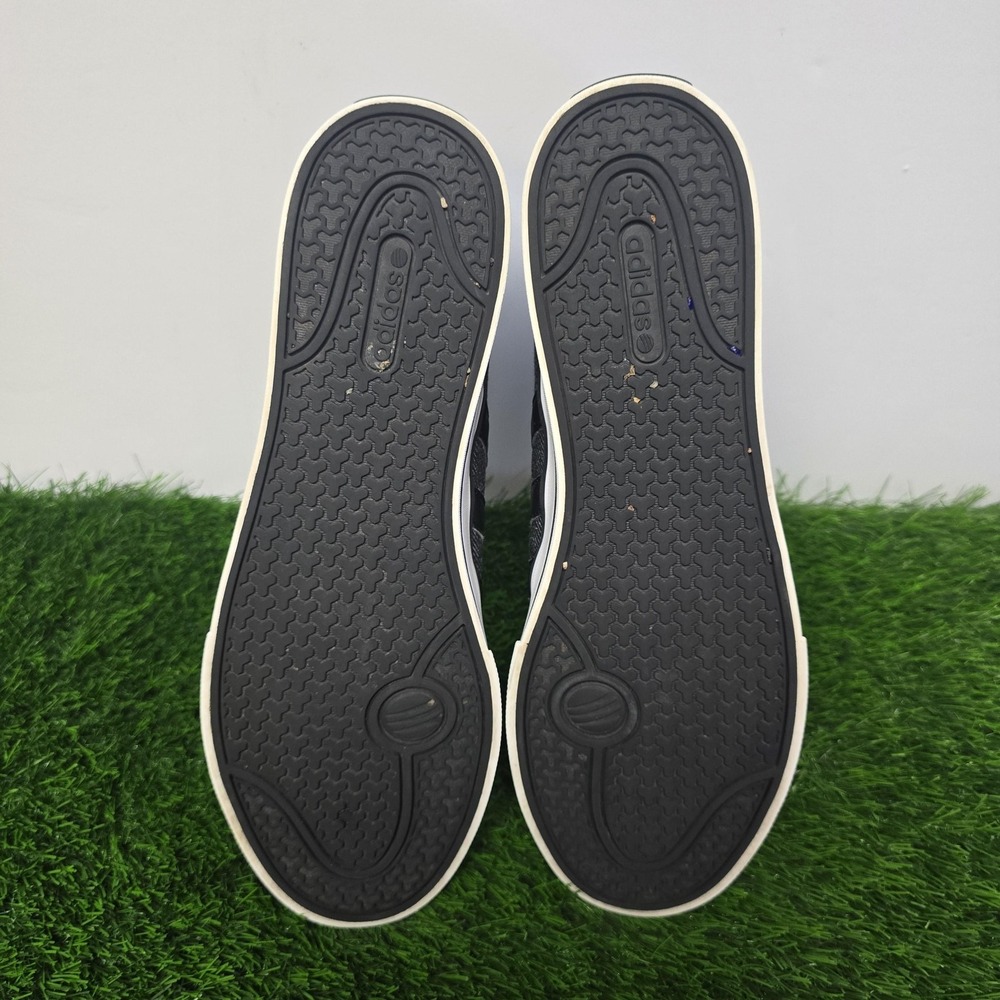 Adidas Neo Shoes Mens Size 12 Black Denim Ortholite Comfort Foam Sneakers Casual - Picture 9 of 13